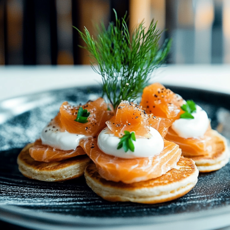 Blinis with Smoked Salmon