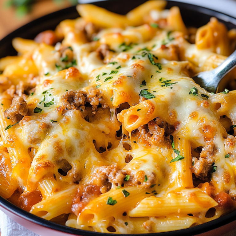 Cheesy Taco Pasta Dish