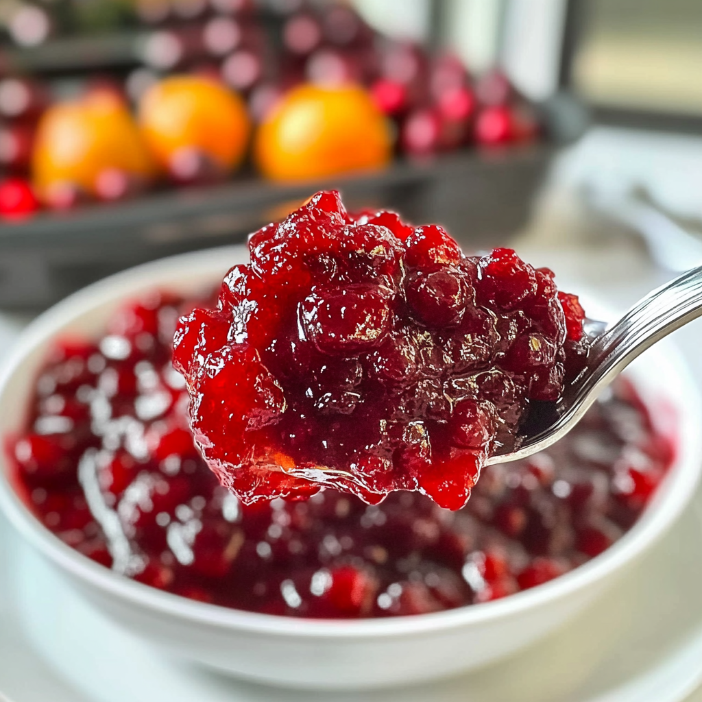 Recipe preparation for Delightful Ocean Spray Cranberry Relish Recipe for Holidays