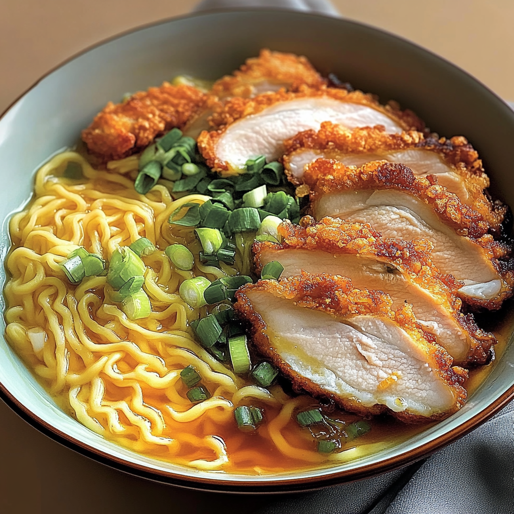 Recipe preparation for Irresistible Fried Chicken Gyoza Ramen Recipe You’ll Love