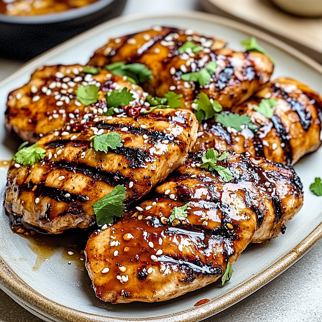 Recipe preparation for Savory Asian Grilled Chicken Recipe to Impress Guests