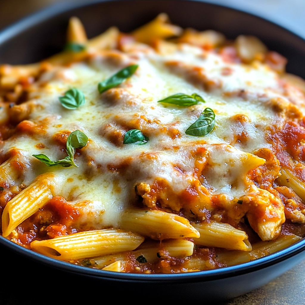 Recipe preparation for Irresistible Chicken Parmesan Pasta Recipe You’ll Love