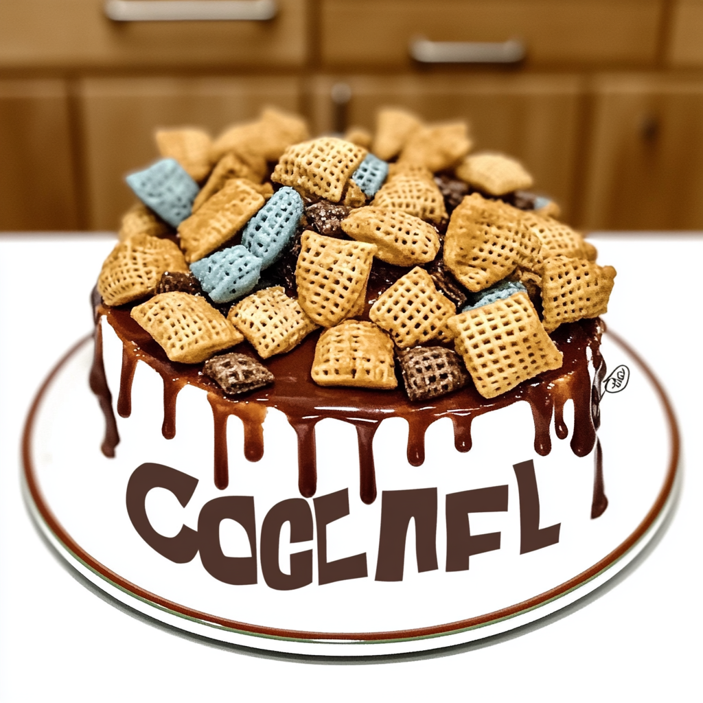 Recipe preparation for Irresistible Original Chex Party Mix Recipe You’ll Love