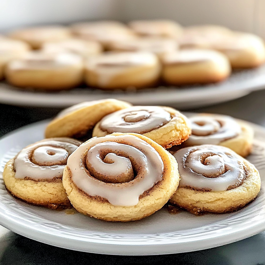 Recipe preparation for Irresistible Cinnamon Roll Cookies - A Sweet Treat!
