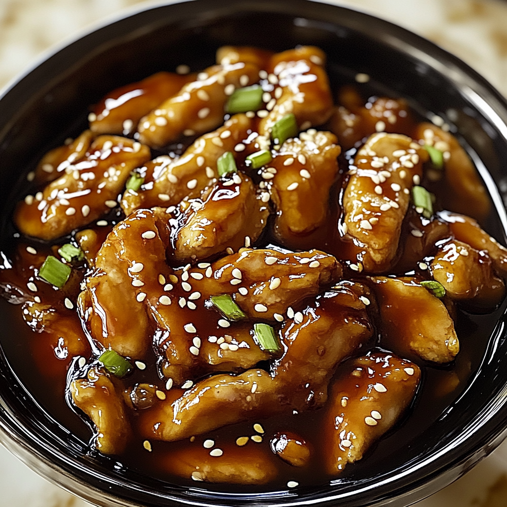 Recipe preparation for Irresistible Slow Cooker Honey Sesame Chicken Recipe