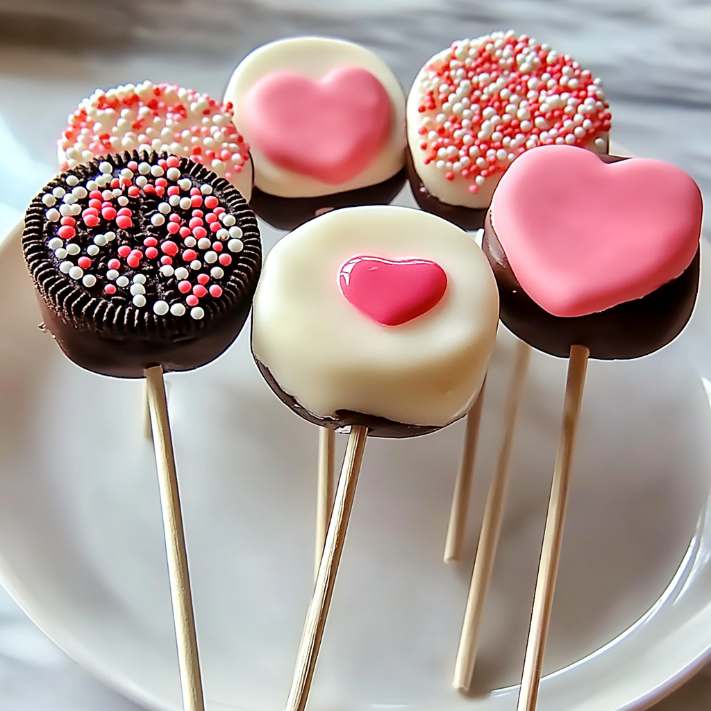 Recipe preparation for Irresistible Valentine’s Day Oreo Pops to Delight Your Love