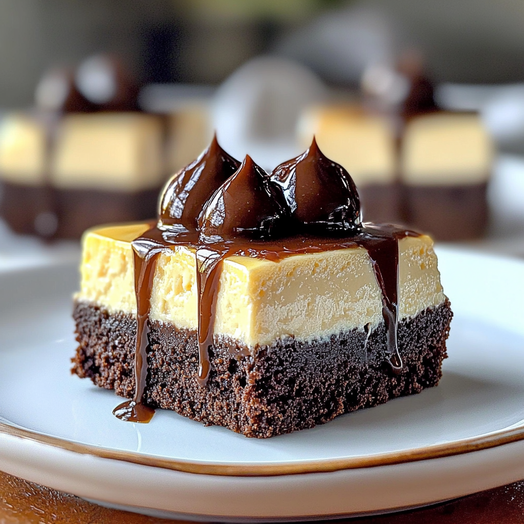 Recipe preparation for Decadent Brownie Bottom Mini Cheesecakes Recipe Bliss