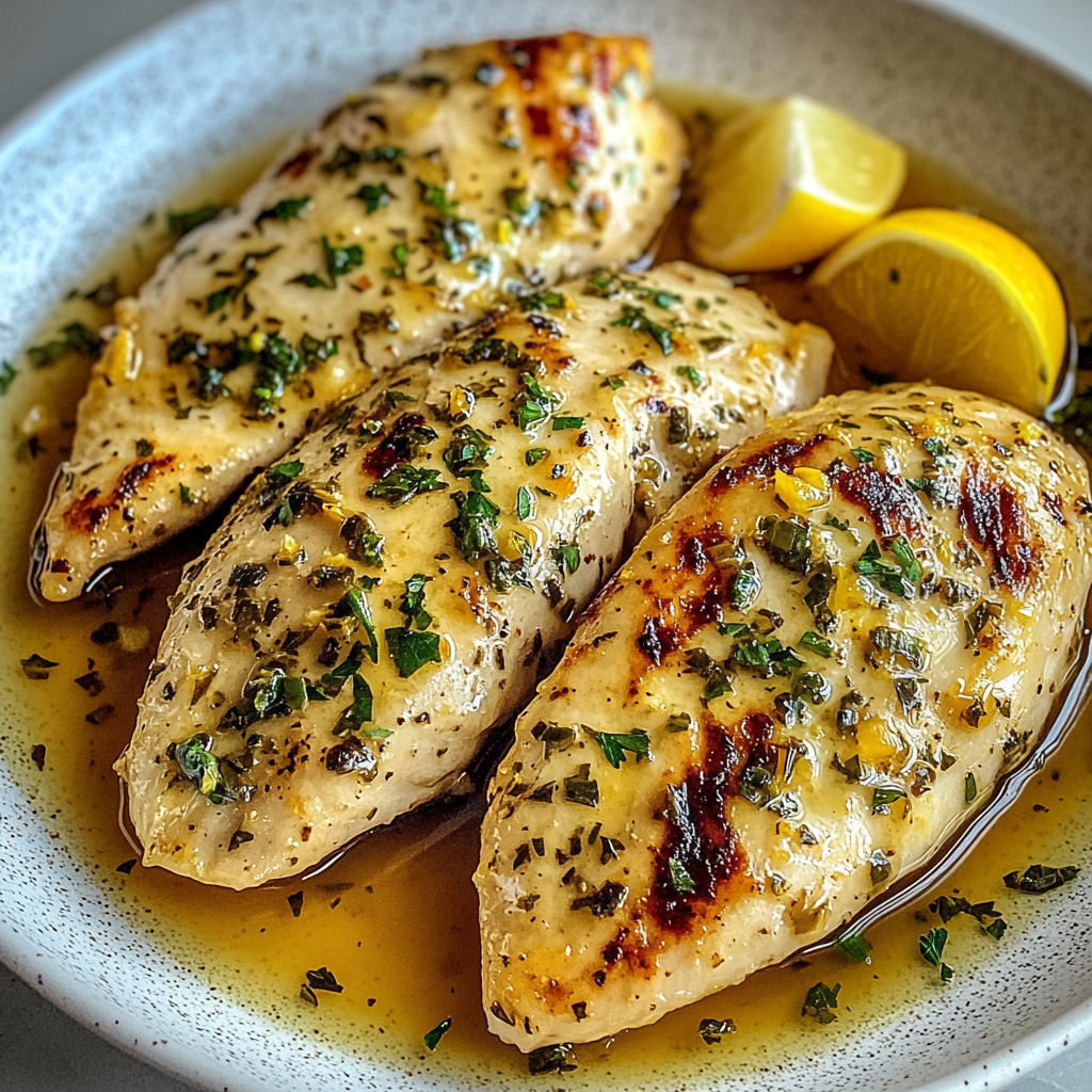 Recipe preparation for Zesty Lemon Garlic Chicken Marinade That Dazzles Taste Buds