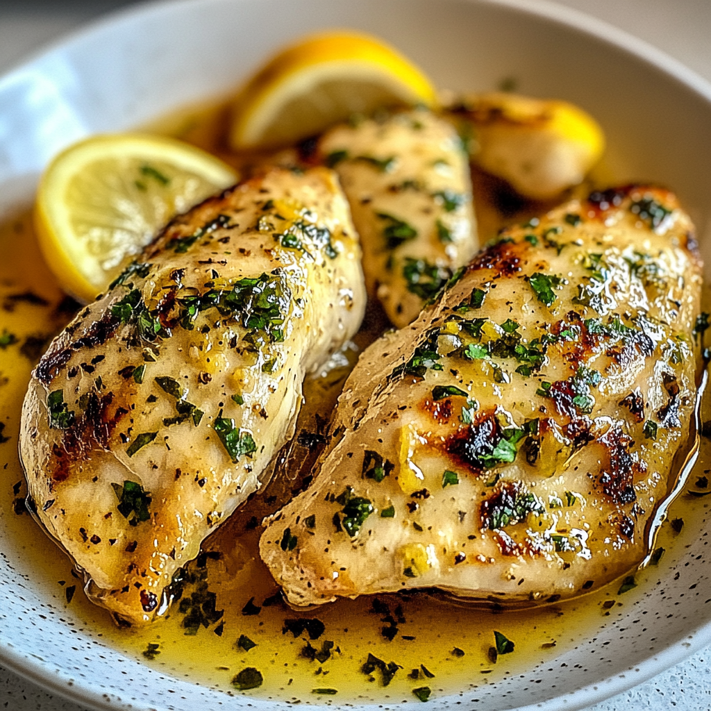 Recipe preparation for Zesty Lemon Garlic Chicken Marinade That Dazzles Taste Buds
